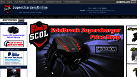 What Superchargersonline.com website looked like in 2018 (7 years ago)