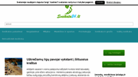 What Sveikata24.lt website looked like in 2018 (5 years ago)