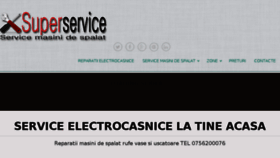 What Superservice.ro website looked like in 2018 (6 years ago)