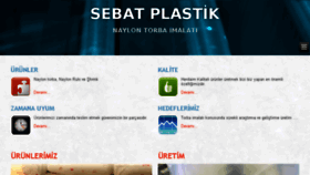 What Sebatplastik.com.tr website looked like in 2018 (6 years ago)
