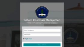What Sim.poltekkesdepkes-sby.ac.id website looked like in 2018 (5 years ago)