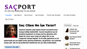 What Sacport.com website looked like in 2018 (5 years ago)