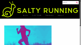 What Saltyrunning.com website looked like in 2018 (5 years ago)