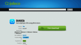 What Shareit.jaleco.com website looked like in 2018 (5 years ago)
