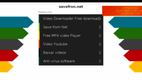 What Savefron.net website looked like in 2018 (5 years ago)