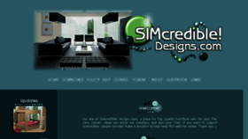 What Sims2.simcredibledesigns.com website looked like in 2018 (6 years ago)