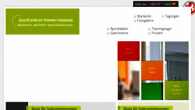 What Sportcentrum-kamenkaiserau.de website looked like in 2018 (6 years ago)