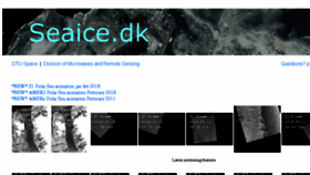 What Seaice.dk website looked like in 2018 (5 years ago)