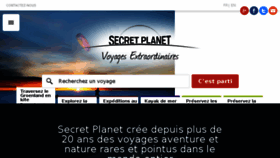 What Secret-planet.com website looked like in 2018 (6 years ago)