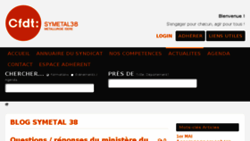 What Symetal38.fr website looked like in 2018 (5 years ago)