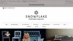 What Snowflake-kindermoebel.ch website looked like in 2018 (6 years ago)