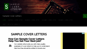 What Samplecoverletters.net website looked like in 2018 (6 years ago)