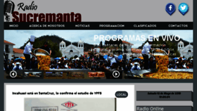 What Sucremanta.com website looked like in 2018 (5 years ago)