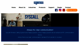 What Syscallglobal.com website looked like in 2018 (6 years ago)