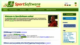 What Sportsoftware.biz website looked like in 2018 (6 years ago)