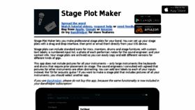 What Stageplotmaker.com website looked like in 2018 (5 years ago)