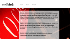 What Steffiholz.de website looked like in 2018 (5 years ago)