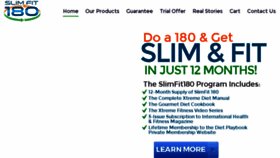 What Slimfit180.com website looked like in 2018 (5 years ago)