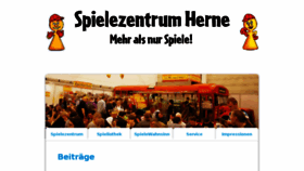 What Spielezentrum.de website looked like in 2018 (5 years ago)