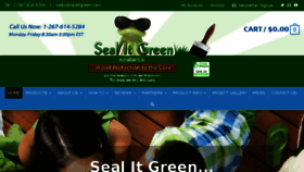 What Sealitgreen.com website looked like in 2018 (6 years ago)