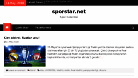 What Sporstar.net website looked like in 2018 (5 years ago)