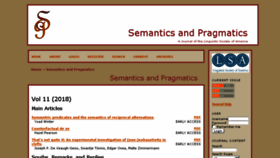 What Semprag.org website looked like in 2018 (6 years ago)