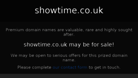 What Showtime.co.uk website looked like in 2018 (5 years ago)