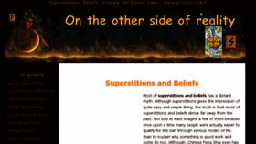 What Superstitionsof.com website looked like in 2018 (5 years ago)