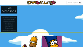 What Simpsons-latino.com website looked like in 2018 (5 years ago)