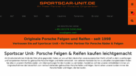 What Sportscar-unit.de website looked like in 2018 (5 years ago)