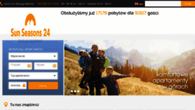 What Sunseasons24.pl website looked like in 2018 (7 years ago)
