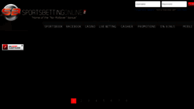 What Sportsbettingonline.ag website looked like in 2018 (6 years ago)