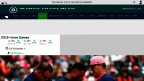 What Seattlemariners.com website looked like in 2018 (5 years ago)