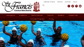 What Stfrancishs.org website looked like in 2018 (5 years ago)