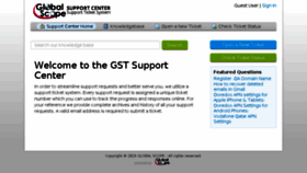 What Support.globalscope.qa website looked like in 2018 (5 years ago)