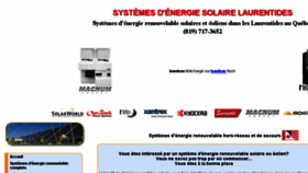 What Solairelaurentides.com website looked like in 2018 (6 years ago)