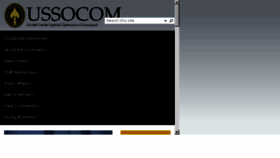 What Socom.mil website looked like in 2018 (5 years ago)