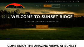What Sunsetridgeme.com website looked like in 2018 (6 years ago)