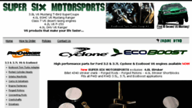 What Supersixmotorsports.com website looked like in 2018 (5 years ago)