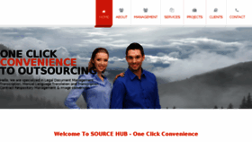 What Sourcehubindia.com website looked like in 2018 (5 years ago)
