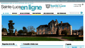 What Sainte-luce-loire.com website looked like in 2018 (5 years ago)