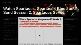 What Spartacuswatchseries.blogspot.com website looked like in 2018 (6 years ago)