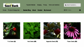 What Seed-bank.ca website looked like in 2018 (5 years ago)