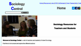 What Sociology.org.uk website looked like in 2018 (5 years ago)