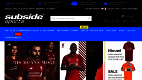 What Subsidesports.be website looked like in 2018 (5 years ago)