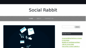 What Socialrabbit.net website looked like in 2018 (5 years ago)