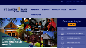 What Stlandrybank.com website looked like in 2018 (5 years ago)