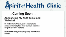 What Spirit-of-health.com website looked like in 2018 (5 years ago)