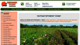 What Slavasad.com.ua website looked like in 2018 (6 years ago)