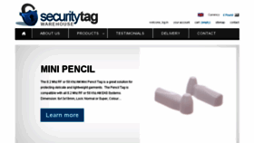 What Securitytagwarehouse.co.uk website looked like in 2018 (5 years ago)